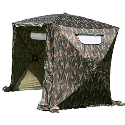 UHATEX Tente de pêche pliante camouflage Installable en 30 secondes - Publicité UHATEX Tente de pêche pliante camouflage Installable en 30 secondes - Publicité