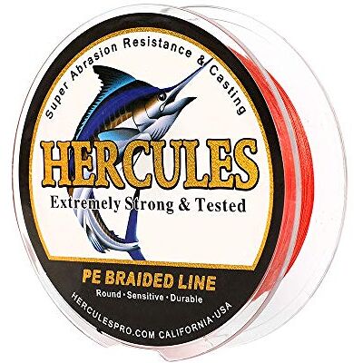HERCULES Super Cast 10-300lbs Ligne de pêche tressée 100-2000m 109-2187yds Test pour Les Lignes de Poisson Tresse PE d'eau salée Superline 8 brins - Publicité HERCULES Super Cast 10-300lbs Ligne de pêche tressée 100-2000m 109-2187yds Test pour Les Lignes de Poisson Tresse PE d'eau salée Superline 8 brins - Publicité