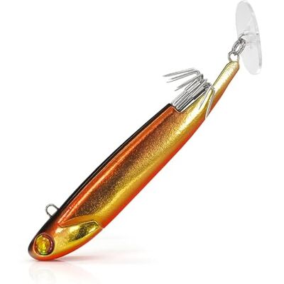 Power Tail Squid Fiiish 95 Off Shore 25g (Orange Atomic) - Publicité Power Tail Squid Fiiish 95 Off Shore 25g (Orange Atomic) - Publicité