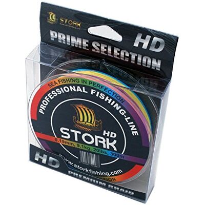 Stork HD, 4-Corde Ligne de pêche tressée 300m - Publicité Stork HD, 4-Corde Ligne de pêche tressée 300m - Publicité