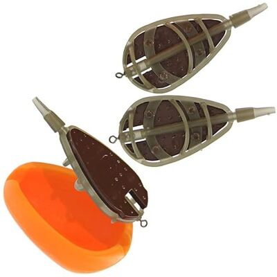 Next Generation Tackle NGT 3 Inline Method Feeder Set – Cylindrique, Tungstène & Acier inoxydable, Poids de pêche - Publicité Next Generation Tackle NGT 3 Inline Method Feeder Set – Cylindrique, Tungstène & Acier inoxydable, Poids de pêche - Publicité