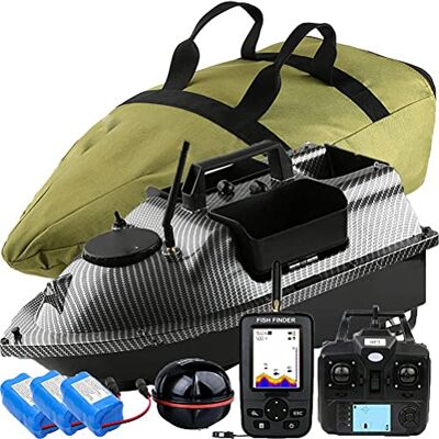 YLLLLY GPS de Pêche Sans Fil 500m Bateau Amorceur Carpe avec LCD, Sonar et 3 Hoppers Speedboat RC pour Fishfinders - Publicité YLLLLY GPS de Pêche Sans Fil 500m Bateau Amorceur Carpe avec LCD, Sonar et 3 Hoppers Speedboat RC pour Fishfinders - Publicité