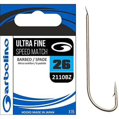 Garbolino HAMECON Ultra Fine Speed Match 2110BZ 15, N°24, Bronze - Publicité Garbolino HAMECON Ultra Fine Speed Match 2110BZ 15, N°24, Bronze - Publicité