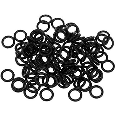 MagiDeal 100pcs / Lot Carpe Rig O Anneaux Ronds Rigs Crochets Carpe Terminal Tackle Accessoires Pratique - Publicité MagiDeal 100pcs / Lot Carpe Rig O Anneaux Ronds Rigs Crochets Carpe Terminal Tackle Accessoires Pratique - Publicité