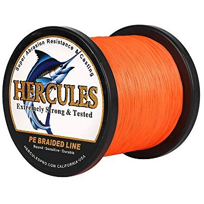 HERCULES Super Cast 10-300lbs Ligne de pêche tressée 100-2000m 109-2187yds Test pour Les Lignes de Poisson Tresse PE d'eau salée Superline 8 brins - Publicité HERCULES Super Cast 10-300lbs Ligne de pêche tressée 100-2000m 109-2187yds Test pour Les Lignes de Poisson Tresse PE d'eau salée Superline 8 brins - Publicité