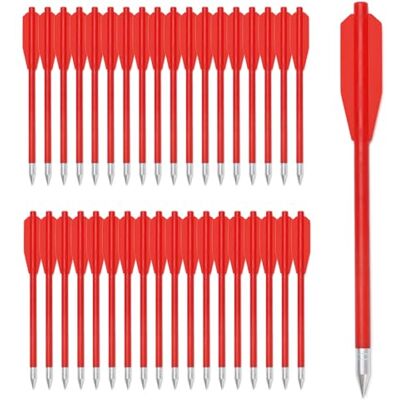 ELONG OUTDOOR Flèche Arbalète Pistolet en Plastique pour Cible de Fleche arbalete de 50 LB / 80 LB, 6.3" Boulons d'arbalète pour Pratiquer la Cible de tir et la Chasse au Petit gibier (36pcs) - Publicité ELONG OUTDOOR Flèche Arbalète Pistolet en Plastique pour Cible de Fleche arbalete de 50 LB / 80 LB, 6.3" Boulons d'arbalète pour Pratiquer la Cible de tir et la Chasse au Petit gibier (36pcs) - Publicité