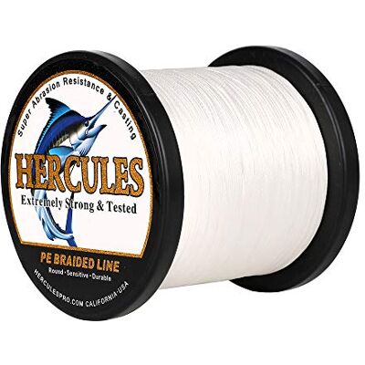 HERCULES Super Cast 10-300lbs Ligne de pêche tressée 100-2000m 109-2187yds Test pour Les Lignes de Poisson Tresse PE d'eau salée Superline 8 brins - Publicité HERCULES Super Cast 10-300lbs Ligne de pêche tressée 100-2000m 109-2187yds Test pour Les Lignes de Poisson Tresse PE d'eau salée Superline 8 brins - Publicité