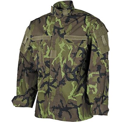 MFH ACU Field Shirt Czech M95 Woodland Camo Airsoft Army Military Style Rip Stop - Publicité MFH ACU Field Shirt Czech M95 Woodland Camo Airsoft Army Military Style Rip Stop - Publicité