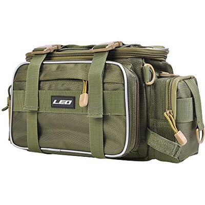 LIXADA Multifonctionnel Sac de pêche Plein air Sac à Bandoulière Sac de Taille Pack Leurres de Pêche Tackle Sac (Armée Verte) - Publicité LIXADA Multifonctionnel Sac de pêche Plein air Sac à Bandoulière Sac de Taille Pack Leurres de Pêche Tackle Sac (Armée Verte) - Publicité