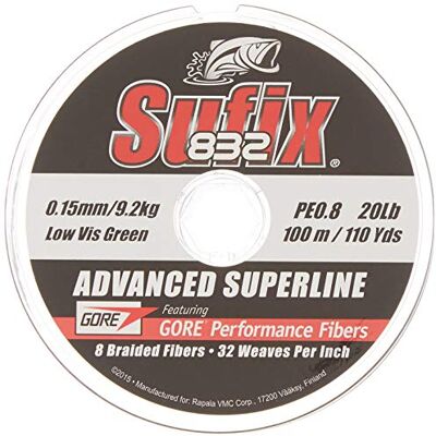 Sufix 832 250M 024MM/17.7KG VER - Publicité Sufix 832 250M 024MM/17.7KG VER - Publicité