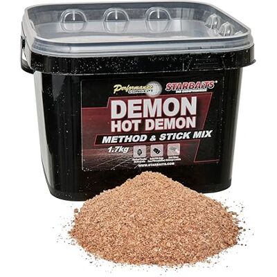GUNKI Starbaits Amorce Performance Concept Demon Hot Demon Method + Stick Mix 1.7Kg Rouge 35675 - Publicité GUNKI Starbaits Amorce Performance Concept Demon Hot Demon Method + Stick Mix 1.7Kg Rouge 35675 - Publicité