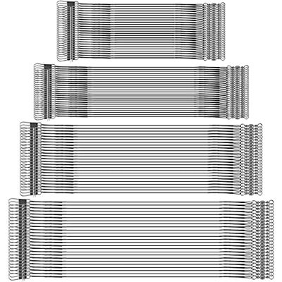 Iyowei 100PCS Bas de Ligne Carnassier en Acier Inoxydable 15/20/25/30 cm, Bas de Ligne Brochet Fil De Pêche Accessoires Pêche Eau Douce Mer - Publicité Iyowei 100PCS Bas de Ligne Carnassier en Acier Inoxydable 15/20/25/30 cm, Bas de Ligne Brochet Fil De Pêche Accessoires Pêche Eau Douce Mer - Publicité
