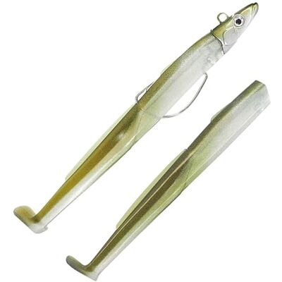 FIIISH Black Eel Combo Shore No.5-20cm 50g Kaki BE4009 - Publicité FIIISH Black Eel Combo Shore No.5-20cm 50g Kaki BE4009 - Publicité