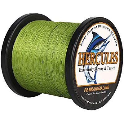 HERCULES Super Cast 100-2000m 109-2187 Yards 6-100lbs Test Ligne de pêche tressée pour Eau salée PE Tresse Lignes de Poisson Superline 4 brins - Publicité HERCULES Super Cast 100-2000m 109-2187 Yards 6-100lbs Test Ligne de pêche tressée pour Eau salée PE Tresse Lignes de Poisson Superline 4 brins - Publicité