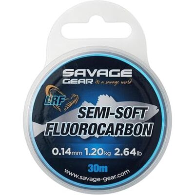 Savage Gear LRF Fluorocarbone semi-souple 30 m (0,17 mm 1,9 kg) - Publicité Savage Gear LRF Fluorocarbone semi-souple 30 m (0,17 mm 1,9 kg) - Publicité