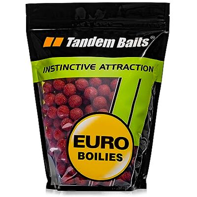 Tandem Baits Euro Boilies pour Carpes Pêche Mulberry 18 mm 1 kg - Publicité Tandem Baits Euro Boilies pour Carpes Pêche Mulberry 18 mm 1 kg - Publicité