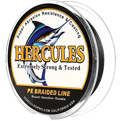 HERCULES Super Cast 10-300lbs Ligne de pêche tressée 100-2000m 109-2187yds Test pour Les Lignes de Poisson Tresse PE d'eau salée Superline 8 brins - Publicité HERCULES Super Cast 10-300lbs Ligne de pêche tressée 100-2000m 109-2187yds Test pour Les Lignes de Poisson Tresse PE d'eau salée Superline 8 brins - Publicité