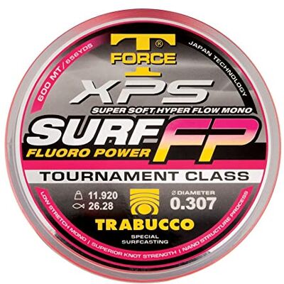 Trabucco Surf Fluoro Pink 0.307 mm 11.92 kg 600 m Nylon Fluorine Ligne de Pêche Monofilament Invisible Fil Mer Spinning Carnassiers - Publicité Trabucco Surf Fluoro Pink 0.307 mm 11.92 kg 600 m Nylon Fluorine Ligne de Pêche Monofilament Invisible Fil Mer Spinning Carnassiers - Publicité