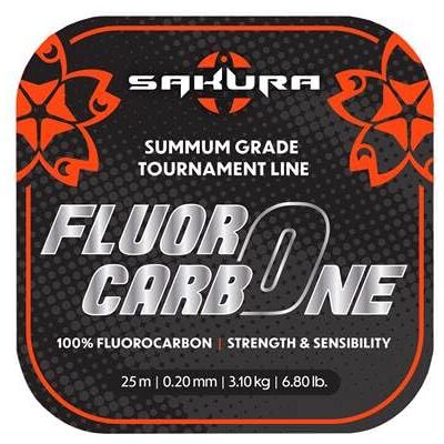 Sakura Tournament Fluorocarbon 25 M 0.200 mm - Publicité Sakura Tournament Fluorocarbon 25 M 0.200 mm - Publicité
