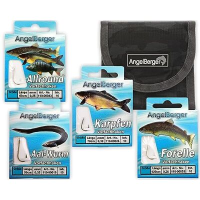 Angel-Berger Angel Berger Assortiment d’hameçons avec étui - Publicité Angel-Berger Angel Berger Assortiment d’hameçons avec étui - Publicité