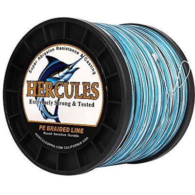 HERCULES Super Cast 10-300lbs Ligne de pêche tressée 100-2000m 109-2187yds Test pour Les Lignes de Poisson Tresse PE d'eau salée Superline 8 brins - Publicité HERCULES Super Cast 10-300lbs Ligne de pêche tressée 100-2000m 109-2187yds Test pour Les Lignes de Poisson Tresse PE d'eau salée Superline 8 brins - Publicité