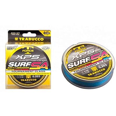 Trabucco Surf Sa Mark System 0.251 mm 300m-330yds Nylon Fluorine Ligne de Pêche Monofilament Invisible Fil Mer Spinning Carnassiers - Publicité Trabucco Surf Sa Mark System 0.251 mm 300m-330yds Nylon Fluorine Ligne de Pêche Monofilament Invisible Fil Mer Spinning Carnassiers - Publicité
