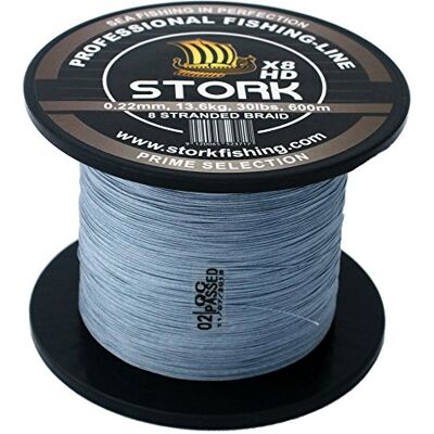 Stork HDx8, 8-Corde Ligne de pêche tressée Prime 600m - Publicité Stork HDx8, 8-Corde Ligne de pêche tressée Prime 600m - Publicité