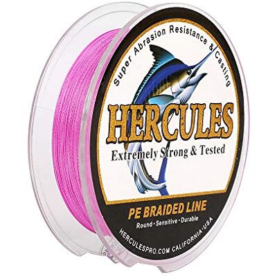HERCULES Super Cast 100-2000m 109-2187 Yards 6-100lbs Test Ligne de pêche tressée pour Eau salée PE Tresse Lignes de Poisson Superline 4 brins - Publicité HERCULES Super Cast 100-2000m 109-2187 Yards 6-100lbs Test Ligne de pêche tressée pour Eau salée PE Tresse Lignes de Poisson Superline 4 brins - Publicité