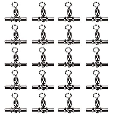 VBESTLIFE 5 Types 20 pcs De Pêche Pivote Connecteur Cuivre De Pêche À Sertir Pivotant Ligne Grue Pivotant T Forme Baril Snap Crochet Ligne Connecteur(3#) Accessoires d'outils de pêche Emerillon Peche - Publicité VBESTLIFE 5 Types 20 pcs De Pêche Pivote Connecteur Cuivre De Pêche À Sertir Pivotant Ligne Grue Pivotant T Forme Baril Snap Crochet Ligne Connecteur(3#) Accessoires d'outils de pêche Emerillon Peche - Publicité