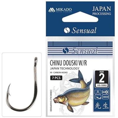 MIKADO Chinu 10 hameçons forgés plats et forgés de taille 8 à 18 - Publicité MIKADO Chinu 10 hameçons forgés plats et forgés de taille 8 à 18 - Publicité