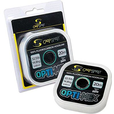 CARP SPIRIT FLUOROCARBONE OPTI-MEX HOOKLINK 20M - Publicité CARP SPIRIT FLUOROCARBONE OPTI-MEX HOOKLINK 20M - Publicité