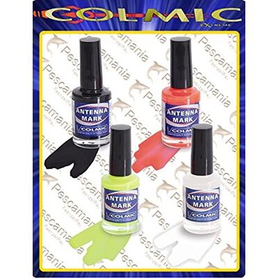 Colmic Mark Vernis pour Antennes Couleur Jaune Peinture pour Antenne Flotteur Pêche Float Tip Paint - Publicité Colmic Mark Vernis pour Antennes Couleur Jaune Peinture pour Antenne Flotteur Pêche Float Tip Paint - Publicité
