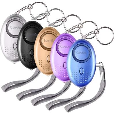 Sunmay Alarme Personnelle, 5 Pièces 140DB Porte Cle Alarme d'urgence avec Torche Anti Agression avec Lumière LED for Femmes, Enfants, Personnes âgées - Publicité Sunmay Alarme Personnelle, 5 Pièces 140DB Porte Cle Alarme d'urgence avec Torche Anti Agression avec Lumière LED for Femmes, Enfants, Personnes âgées - Publicité