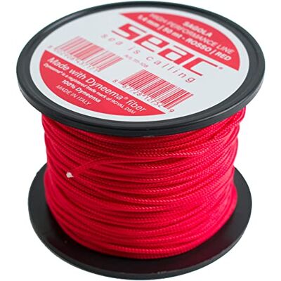 SEAC Mixte Dyneema Ligne de Chasse sous Marine Haute Performance diamètre 1 4 mm x 50 MT, Rouge, 1.4mm EU - Publicité SEAC Mixte Dyneema Ligne de Chasse sous Marine Haute Performance diamètre 1 4 mm x 50 MT, Rouge, 1.4mm EU - Publicité