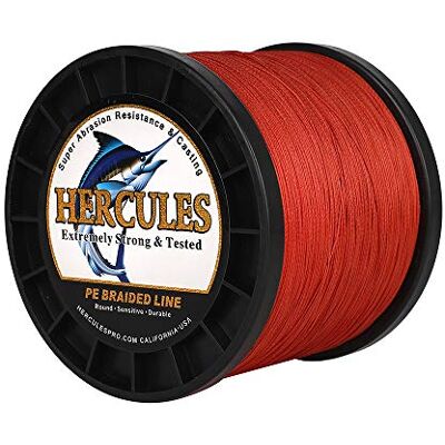 HERCULES Super Cast 10-300lbs Ligne de pêche tressée 100-2000m 109-2187yds Test pour Les Lignes de Poisson Tresse PE d'eau salée Superline 8 brins - Publicité HERCULES Super Cast 10-300lbs Ligne de pêche tressée 100-2000m 109-2187yds Test pour Les Lignes de Poisson Tresse PE d'eau salée Superline 8 brins - Publicité
