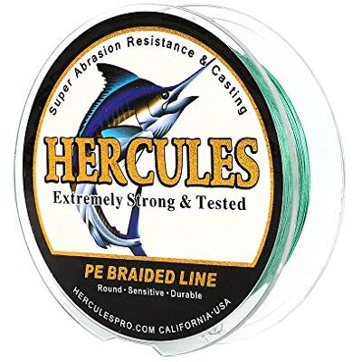 HERCULES Super Cast 10-300lbs Ligne de pêche tressée 100-2000m 109-2187yds Test pour Les Lignes de Poisson Tresse PE d'eau salée Superline 8 brins - Publicité HERCULES Super Cast 10-300lbs Ligne de pêche tressée 100-2000m 109-2187yds Test pour Les Lignes de Poisson Tresse PE d'eau salée Superline 8 brins - Publicité