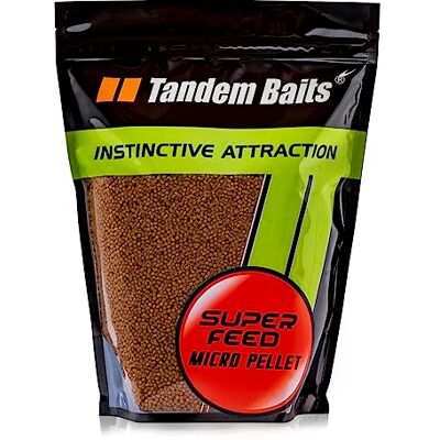 Tandem Baits Pellets D’Amorçage Pêche À La Carpe Method Feeder SuperFeed Micro Pellet 2 mm 1 kg - Publicité Tandem Baits Pellets D’Amorçage Pêche À La Carpe Method Feeder SuperFeed Micro Pellet 2 mm 1 kg - Publicité