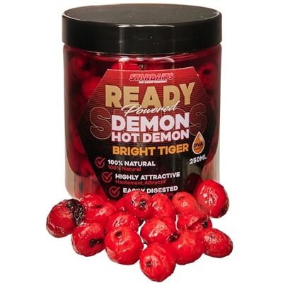 GUNKI StarBaits Amorce Ready Seeds Bright Tiger Demon 250ml Rouge 74664 - Publicité GUNKI StarBaits Amorce Ready Seeds Bright Tiger Demon 250ml Rouge 74664 - Publicité