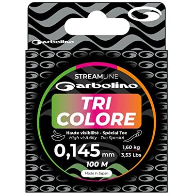 Nylon toc Streamline Garbolino tri-Colore 100 M (Ø 14.5/100) - Publicité Nylon toc Streamline Garbolino tri-Colore 100 M (Ø 14.5/100) - Publicité