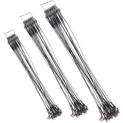 Croch 72pcs Pêche Leurres Chef de Fil Trace Pivotant 3 tailles de 15/20/25 cm pour les prédateurs comme le brochet - Publicité Croch 72pcs Pêche Leurres Chef de Fil Trace Pivotant 3 tailles de 15/20/25 cm pour les prédateurs comme le brochet - Publicité