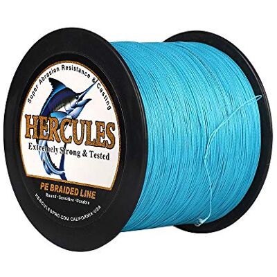 HERCULES Super Cast 10-300lbs Ligne de pêche tressée 100-2000m 109-2187yds Test pour Les Lignes de Poisson Tresse PE d'eau salée Superline 8 brins - Publicité HERCULES Super Cast 10-300lbs Ligne de pêche tressée 100-2000m 109-2187yds Test pour Les Lignes de Poisson Tresse PE d'eau salée Superline 8 brins - Publicité