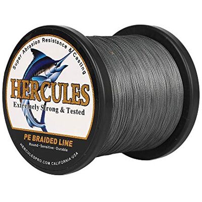 HERCULES Super Cast 10-300lbs Ligne de pêche tressée 100-2000m 109-2187yds Test pour Les Lignes de Poisson Tresse PE d'eau salée Superline 8 brins - Publicité HERCULES Super Cast 10-300lbs Ligne de pêche tressée 100-2000m 109-2187yds Test pour Les Lignes de Poisson Tresse PE d'eau salée Superline 8 brins - Publicité