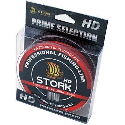 Stork HD, 4-Corde Ligne de pêche tressée 300m - Publicité Stork HD, 4-Corde Ligne de pêche tressée 300m - Publicité