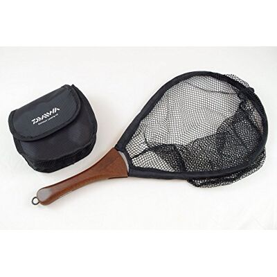 Daiwa OneTouch Épuisette Petite Filet de Pêche Noir Nylon 32cm x 23cm x 9.1cm 130g Pliable Pêche Wade Fishing - Publicité Daiwa OneTouch Épuisette Petite Filet de Pêche Noir Nylon 32cm x 23cm x 9.1cm 130g Pliable Pêche Wade Fishing - Publicité