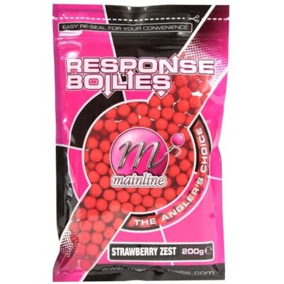 Mainline Shelf Life ready made boilies Strawberry Zest 10 mm 200 gr. Publicité Mainline Shelf Life ready made boilies Strawberry Zest 10 mm 200 gr. Publicité