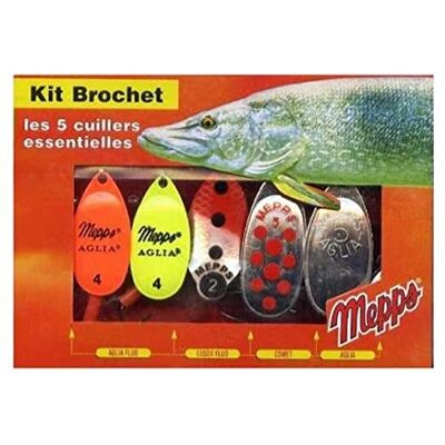 Mepps Mepp's Lot de hameçons de pêche - Publicité Mepps Mepp's Lot de hameçons de pêche - Publicité