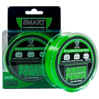 Maver Green Power Fluorine 300 M Monofilament 0.280 mm - Publicité Maver Green Power Fluorine 300 M Monofilament 0.280 mm - Publicité