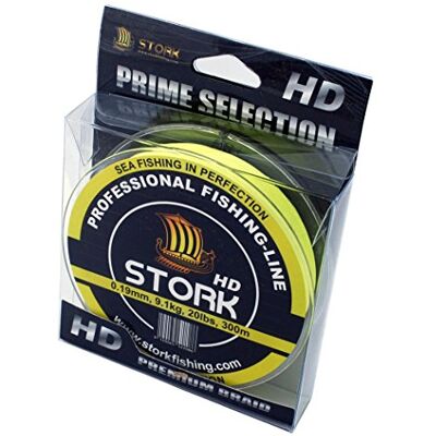 Stork HD, 4-Corde Ligne de pêche tressée 300m - Publicité Stork HD, 4-Corde Ligne de pêche tressée 300m - Publicité