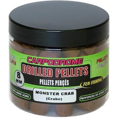FUN FISHING Pellets Percés DRILLED 80gr 8mm Monster Crab - Publicité FUN FISHING Pellets Percés DRILLED 80gr 8mm Monster Crab - Publicité