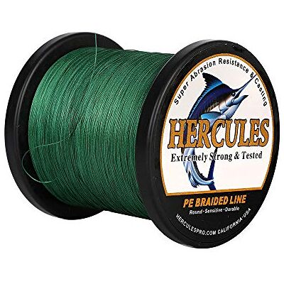 HERCULES Super Cast 100-2000m 109-2187 Yards 6-100lbs Test Ligne de pêche tressée pour Eau salée PE Tresse Lignes de Poisson Superline 4 brins - Publicité HERCULES Super Cast 100-2000m 109-2187 Yards 6-100lbs Test Ligne de pêche tressée pour Eau salée PE Tresse Lignes de Poisson Superline 4 brins - Publicité